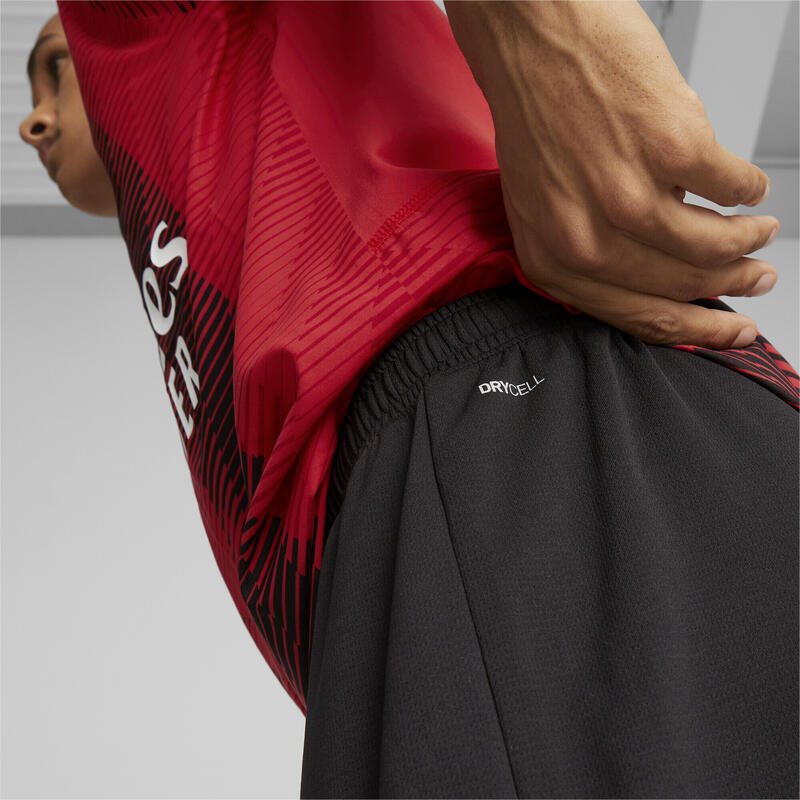 Shorts de fútbol AC Milan PUMA Black For All Time Red