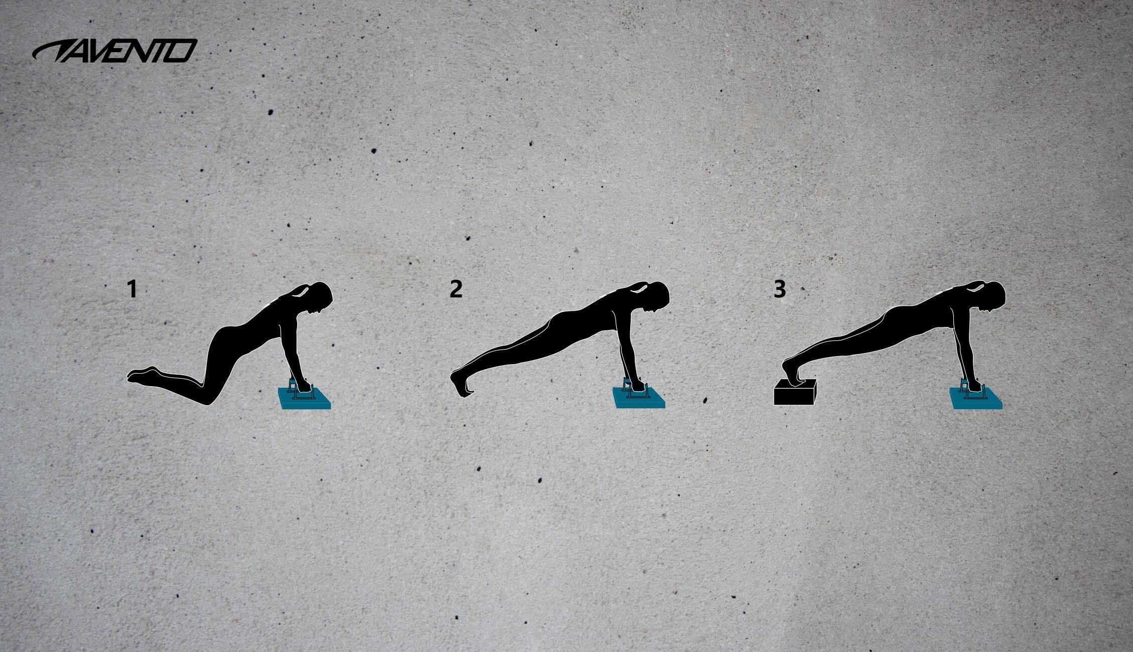Avento Planche de pompes pliable 4/6