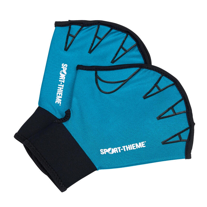 Sport-Thieme Aqua-Fitness-Handschuhe Offen, M, 25x18 cm, Rot