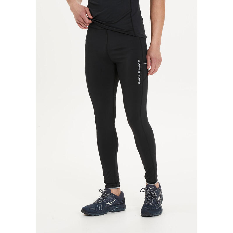 Sporthose Energy M Long Tights Laufsport Herren Black Atmungsaktiv ENDURANCE