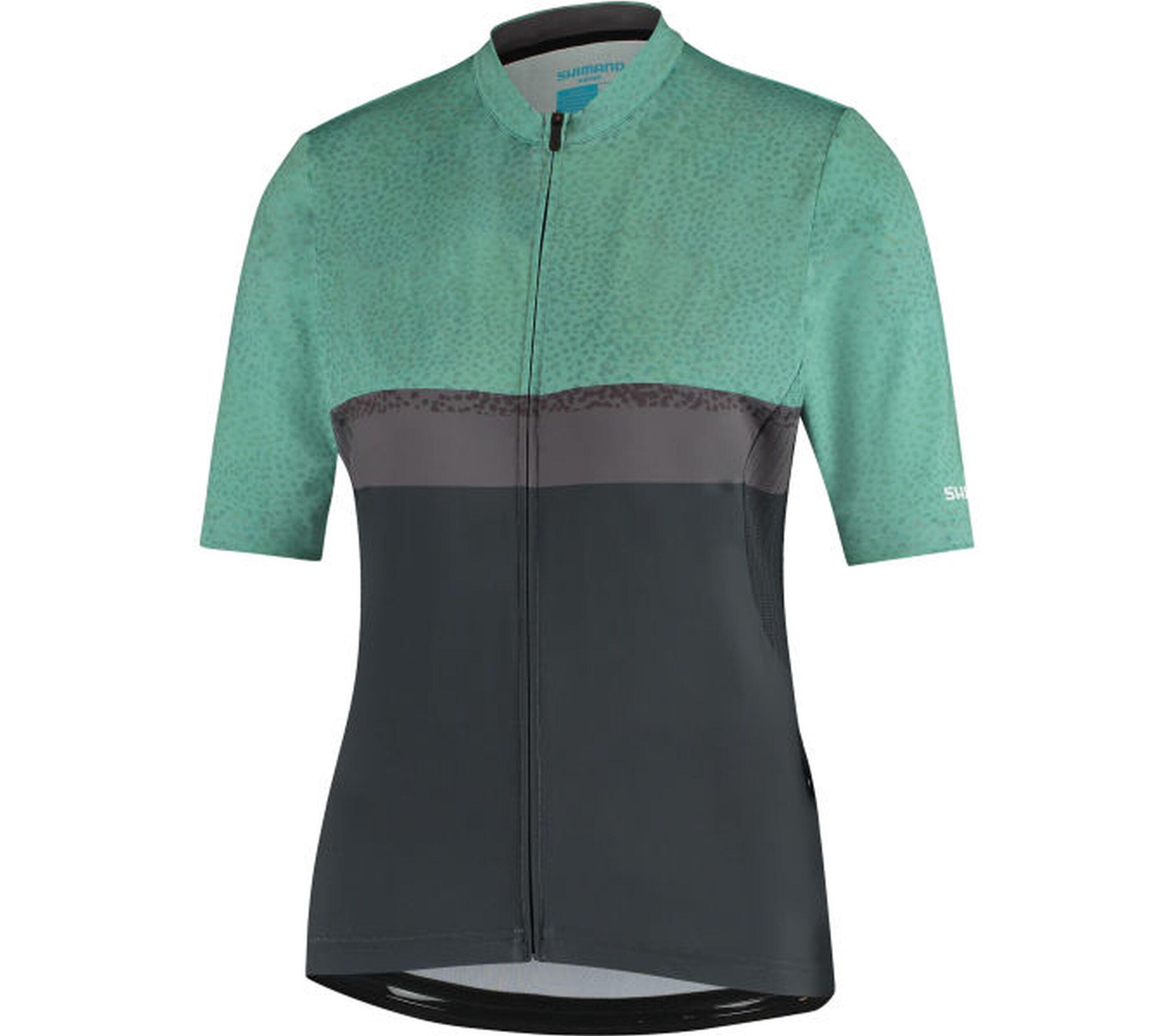 SHIMANO Maglia a maniche corte SUMIRE donna, verde trasparente
