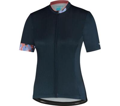 W's MIZUKI Short Sleeve Jersey. Charcoal