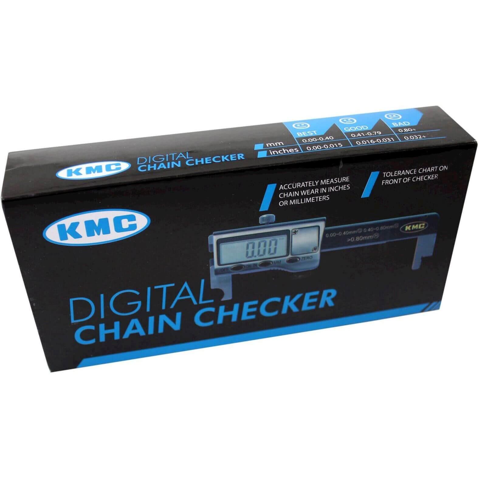 Digital chain wear indicator KMC