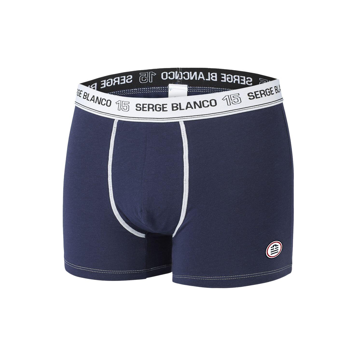 Lot de 4 Boxers coton homme avec surpiqûres Class 4/5