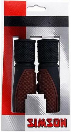 Simson Griff Lifestyle Dunkelbraun-Schwarz 92 mm universell