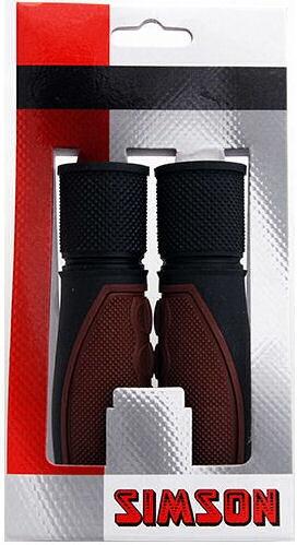 Simson Griff Lifestyle Dunkelbraun-Schwarz 92 mm universell