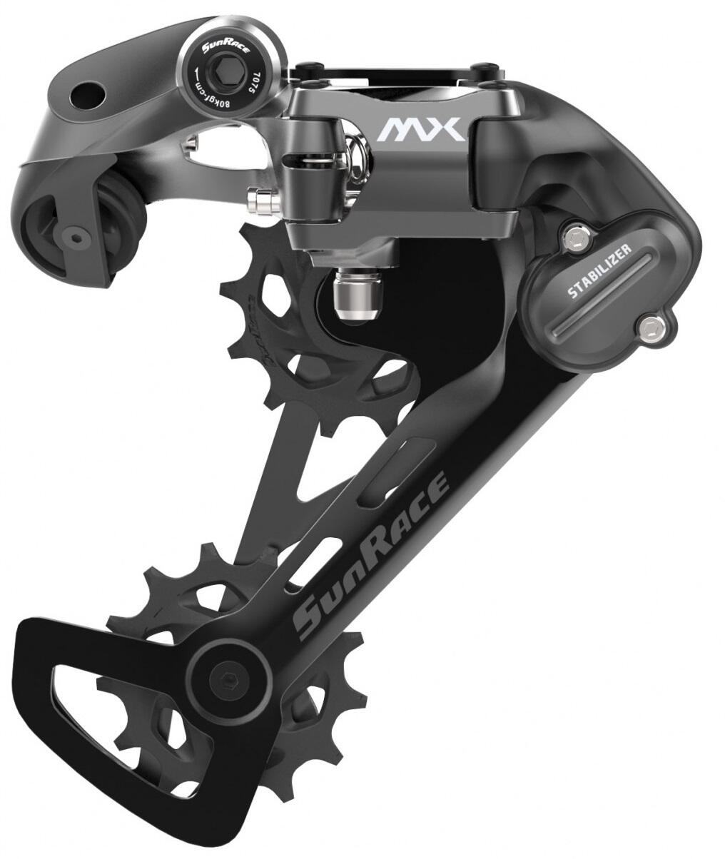 Achterderailleur medium clevis met schroef Sunrace MX600 2/2