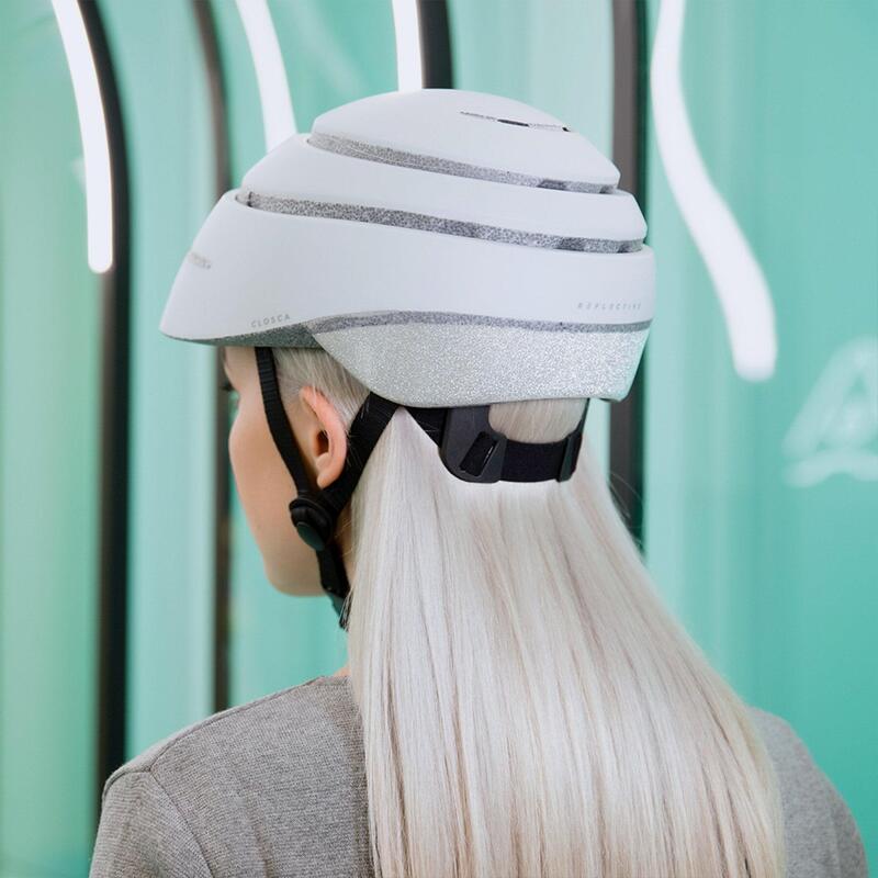 Faltbarer Urban Bike / step Helm (Helmet LOOP, PEARL/ Reflektierend)