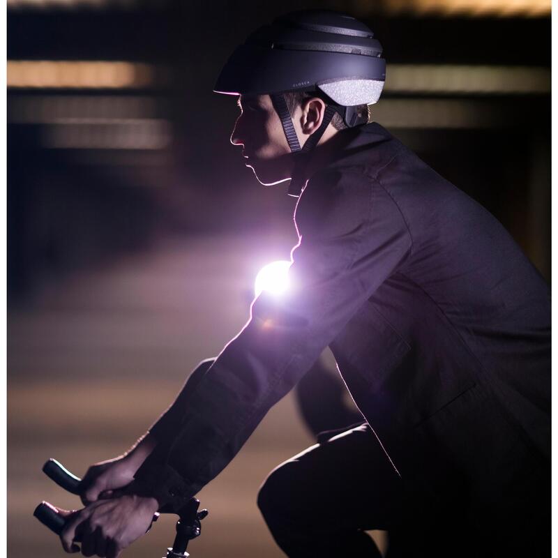 Capacete dobrável para bicicleta/ Trotinete (capacete LOOP, GRAFITE /Reflexivo)