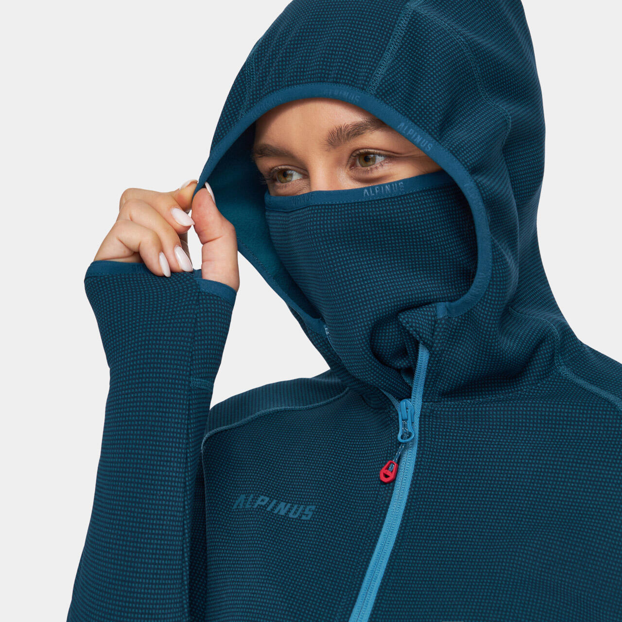 Veste polaire de randonnée Alpinus Oeta - Femme avec capuche 3/6