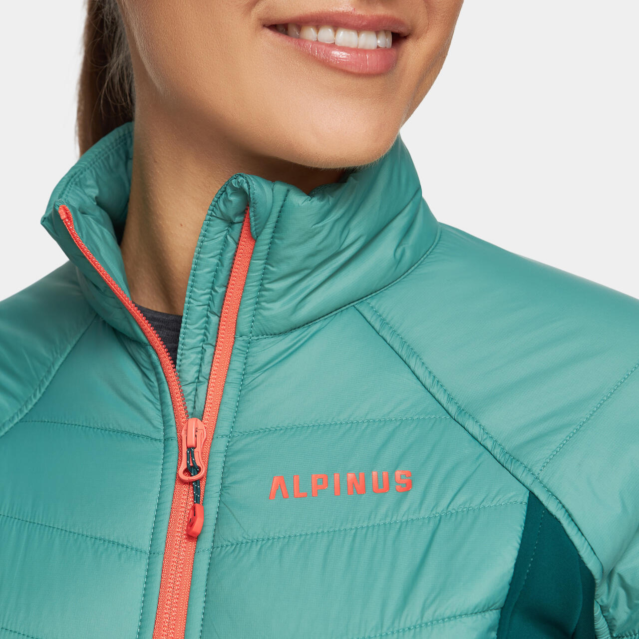 Veste hybride de randonnée Alpinus Tofana - Femme - Olive 4/7