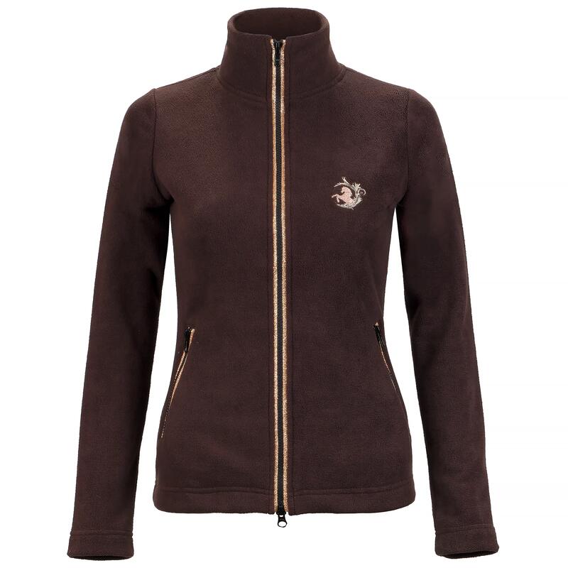 Reit-Fleecejacke Damen Warm EQUESTRIAN QUEEN Allison 23AW