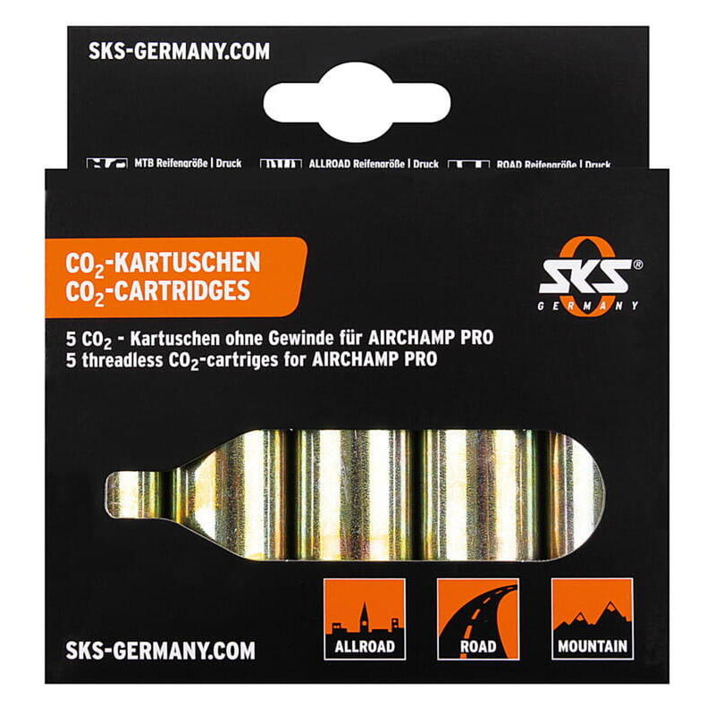 CO2-patronen 5-pak 16g - Airchamp