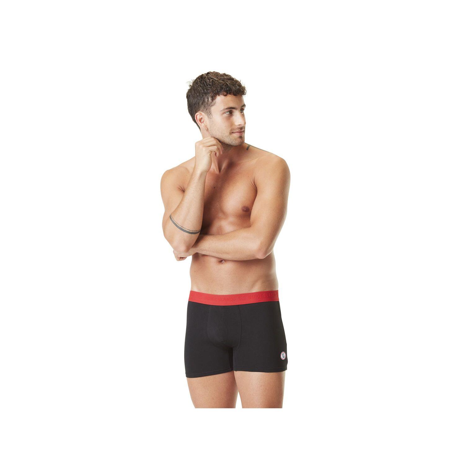 Lot de 4 Boxers Serge Blanco coton homme Hype 4/5