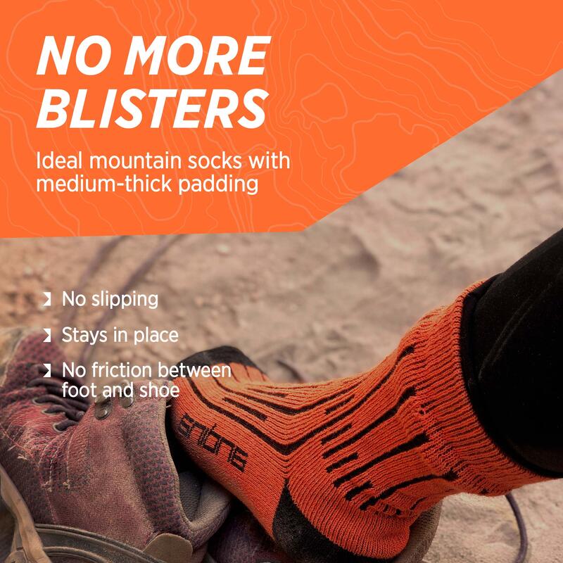 Alpaga Mérinos Chaussettes randonnée MONTANA avec fort rembourrage d'alpinisme
