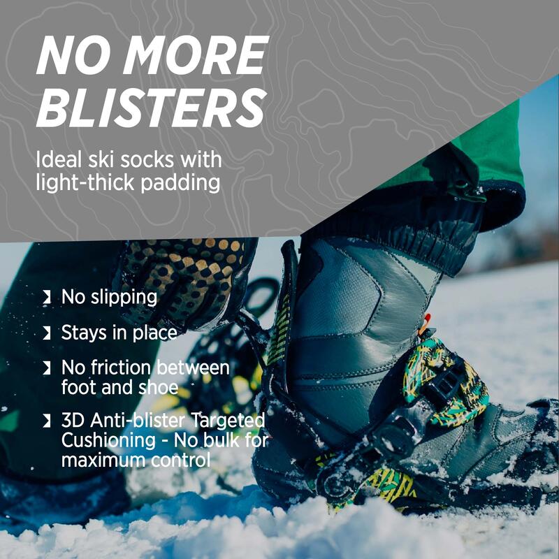 Calcetines Esquí X-Bionic Ski JR 4.0 Antracite/Green-Comprar en