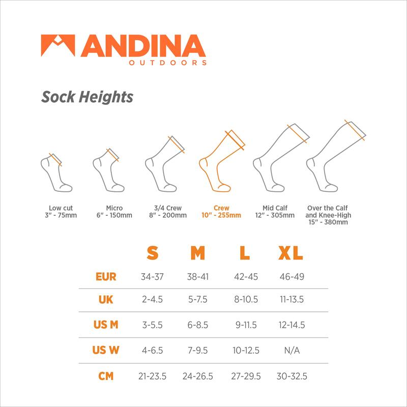 Chaussettes de randonnée en alpaga mérinos, thermiques de trekking rembourrées