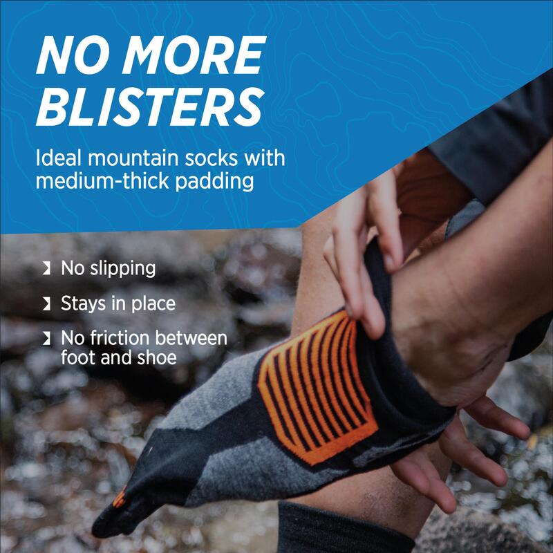 Chaussettes thermiques de trekking et randonnée en alpaga mérinos| CAMINO