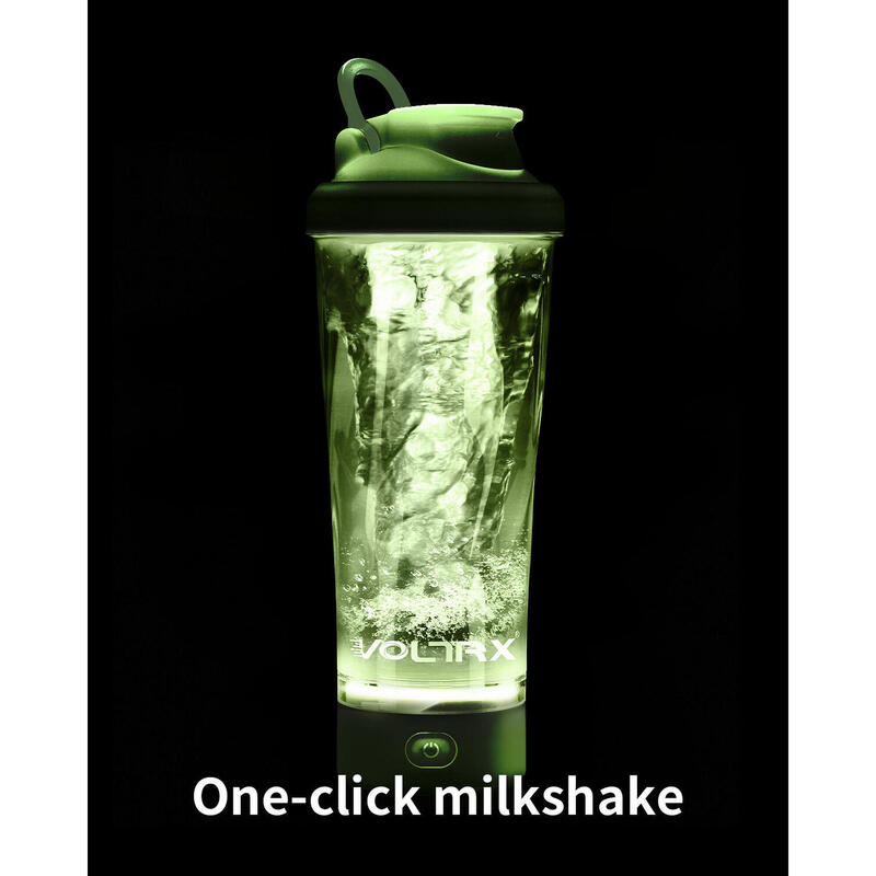 Electric Protein shake Mixer VortexBoost1 24oz/700ml - Dark Green