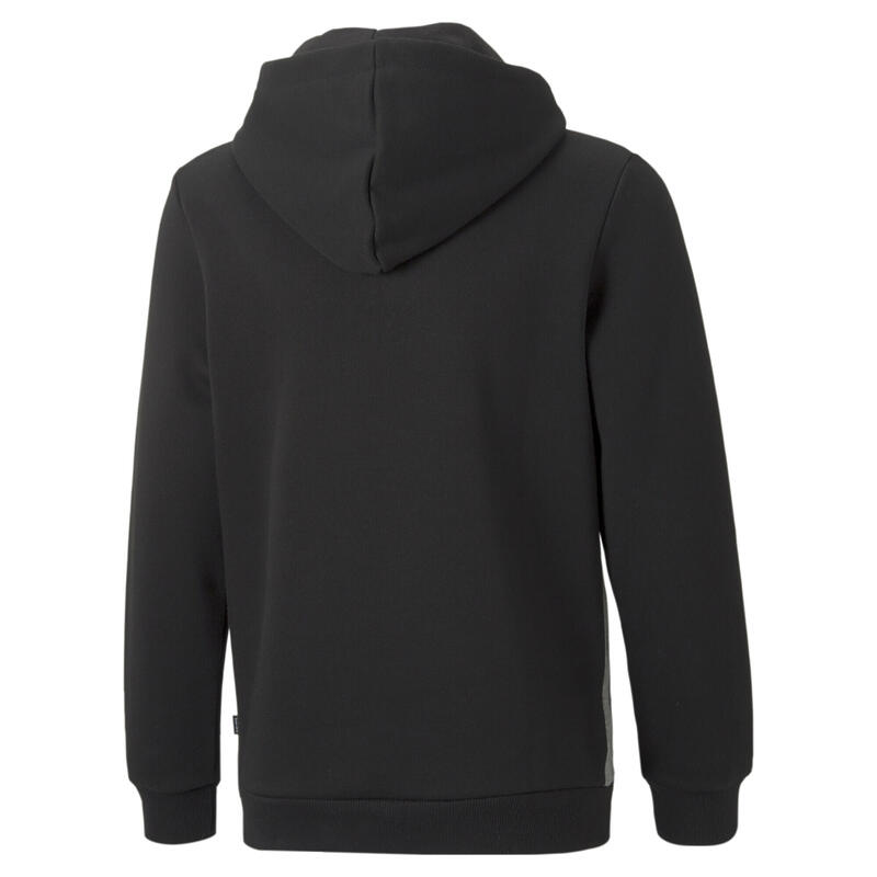 Sudadera Niños con capucha Essentials+ Colourblock Negro