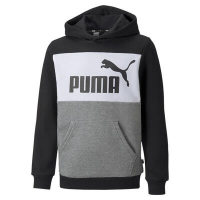 Essentials+ hoodie met kleurblokken voor jongeren puma black