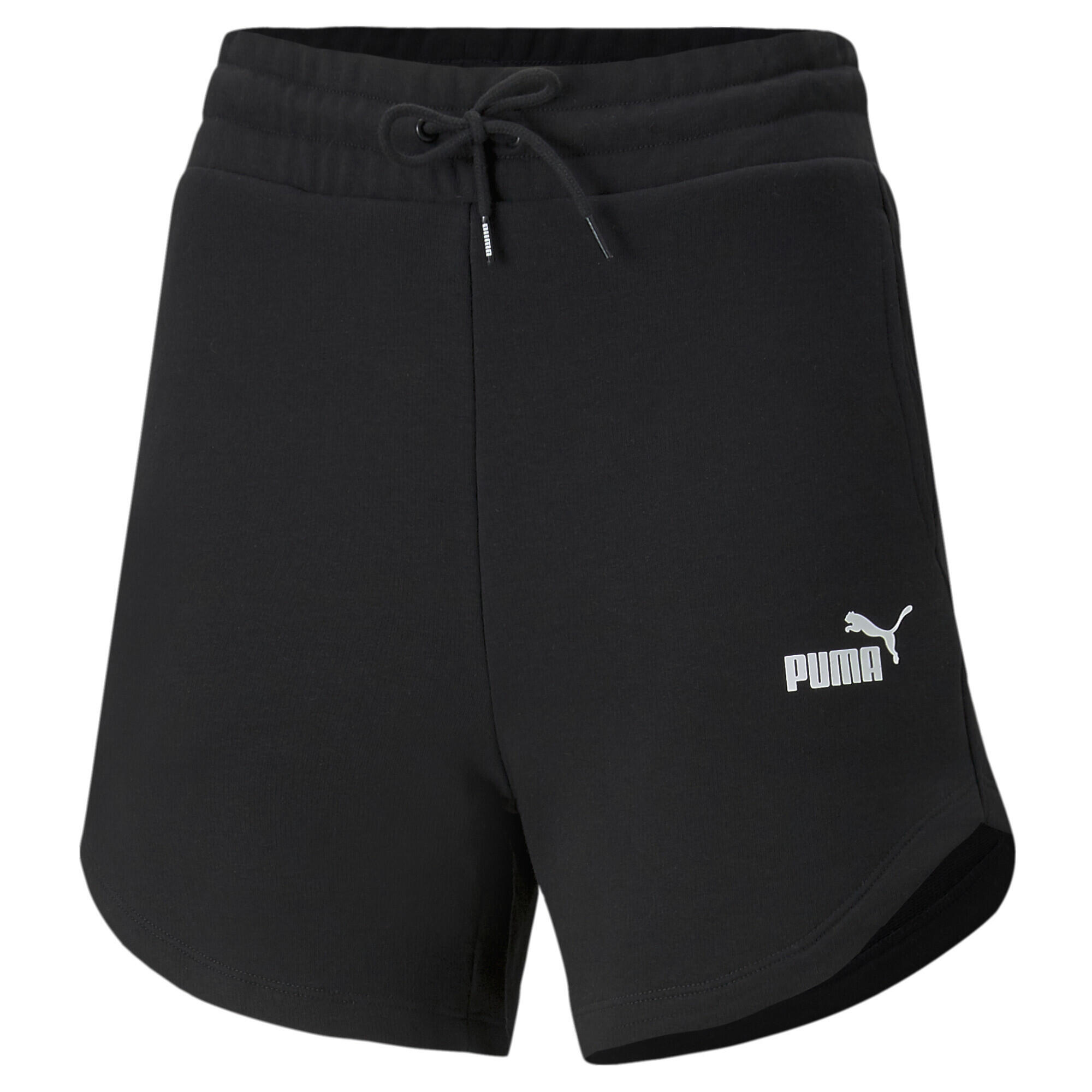 PUMA Essentials Hochgeschnittene Shorts Damen PUMA Black