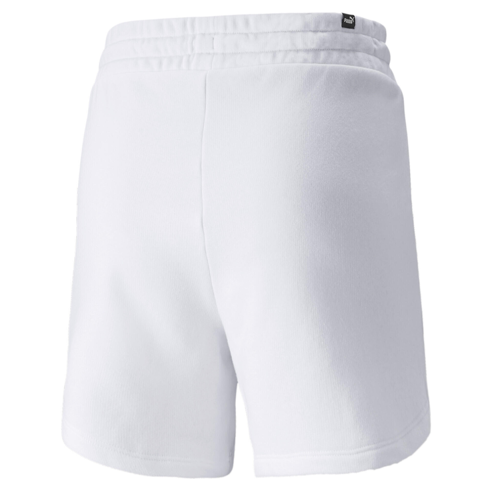 Short Taille Haute Essentials Femme PUMA White 5/7