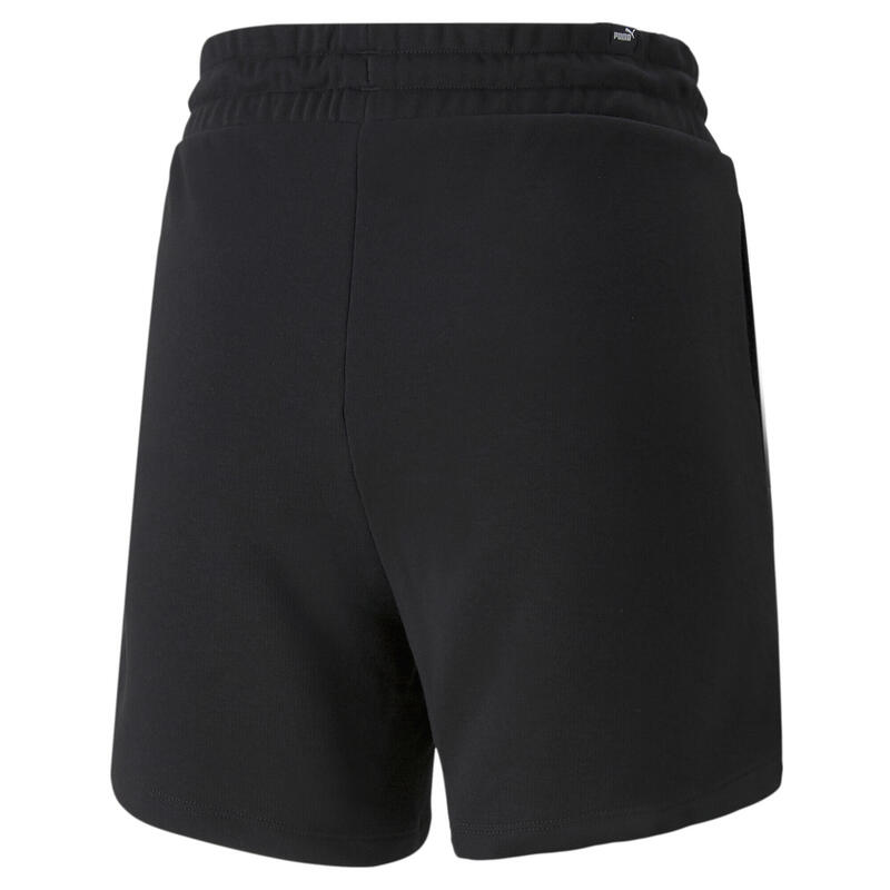 Essentials Hochgeschnittene Shorts Damen PUMA Black