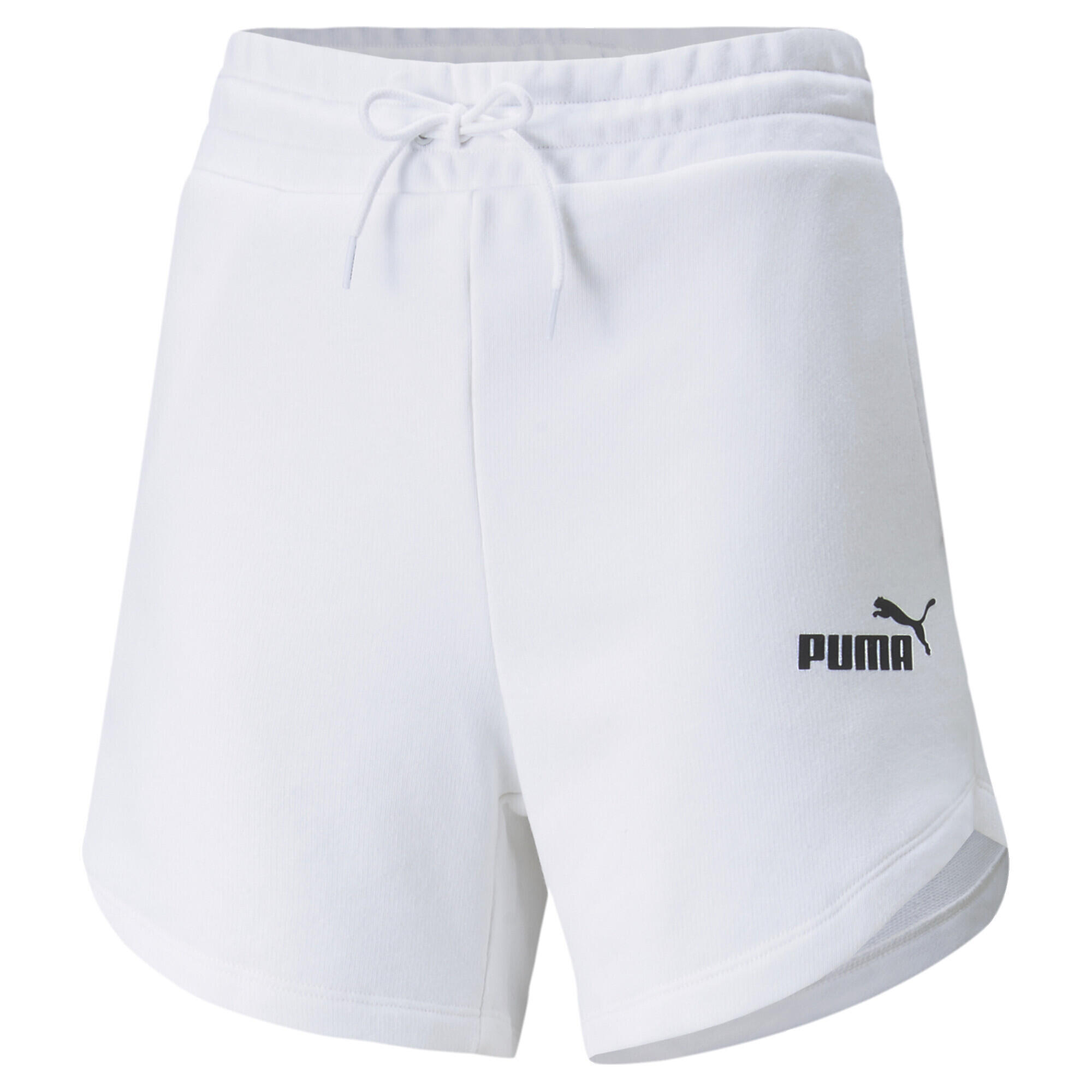 Puma - Short Taille Haute Essentials Femme Puma White - Short - Blanc - 44 L - Decathlon