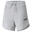 Essentials short met hoge taille voor dames PUMA Light Gray Heather