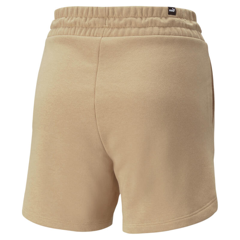 Pantalón corto Mujer Essentials High Waist PUMA Beige