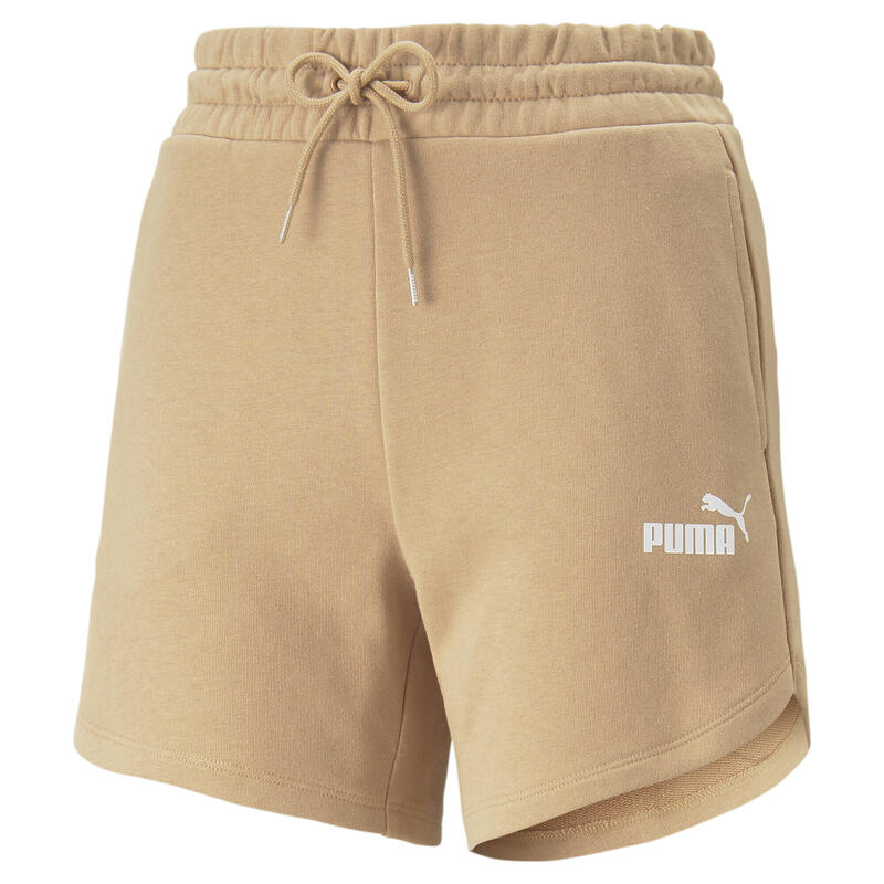 Pantalón corto Mujer Essentials High Waist PUMA Beige