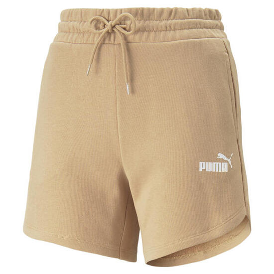 Short Taille Haute Essentials Femme PUMA Dusty Tan Beige