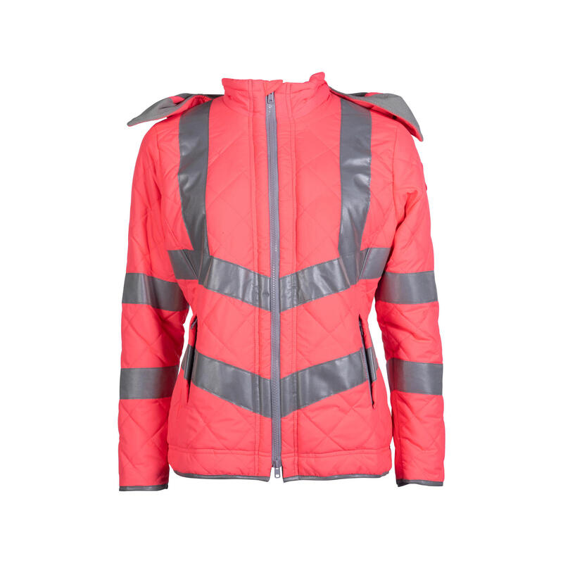 Damen Jacke Reflective Neonpink Outdoor