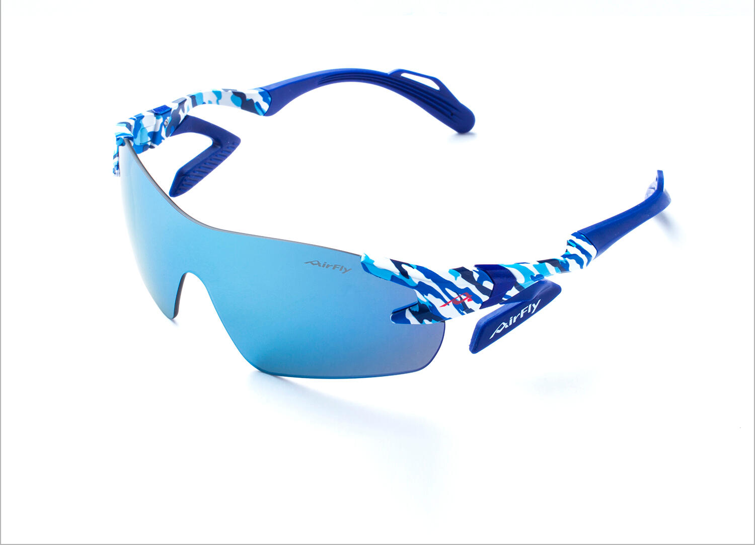 AF-301 C-34 Mirror Lens Sunglasses - Clear Ash