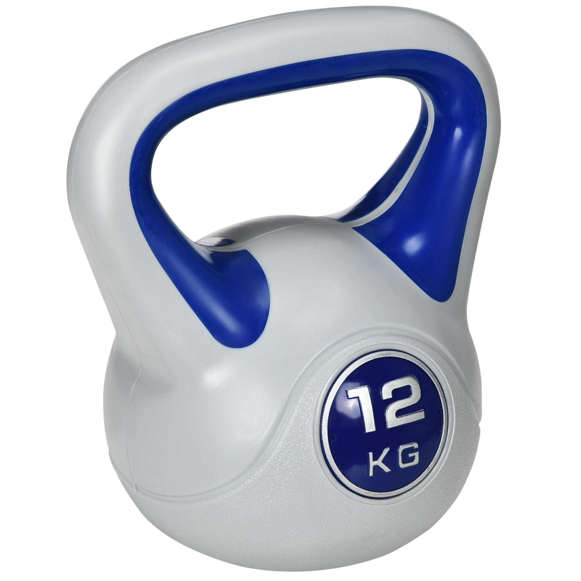 Kettlebell 24x17x28 cm marrinho e cinza SPORTNOW