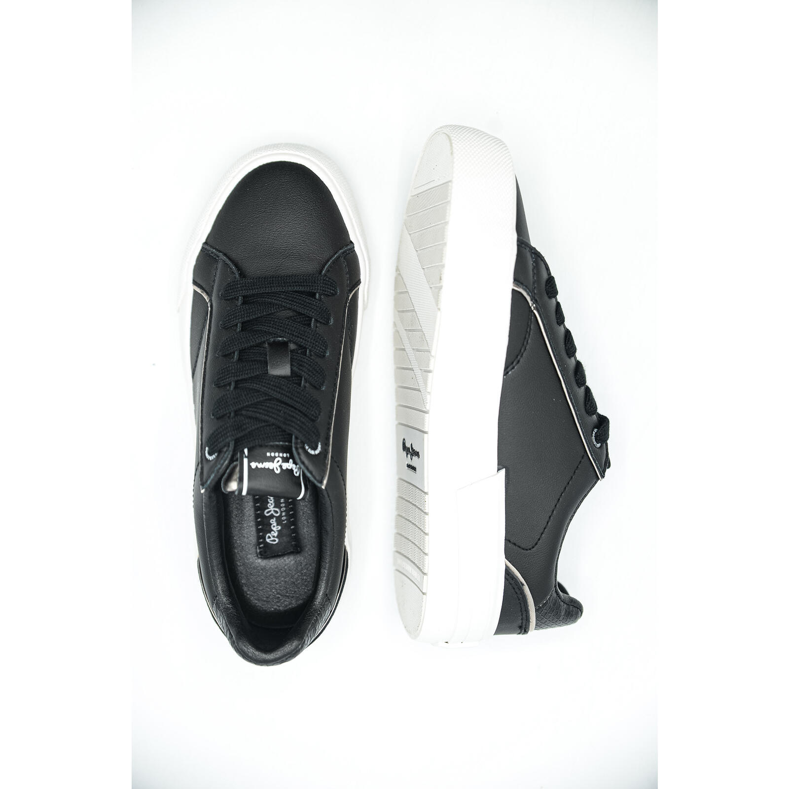 Baskets Pepe Jeans Allen Low, Noir, Femmes 2/5