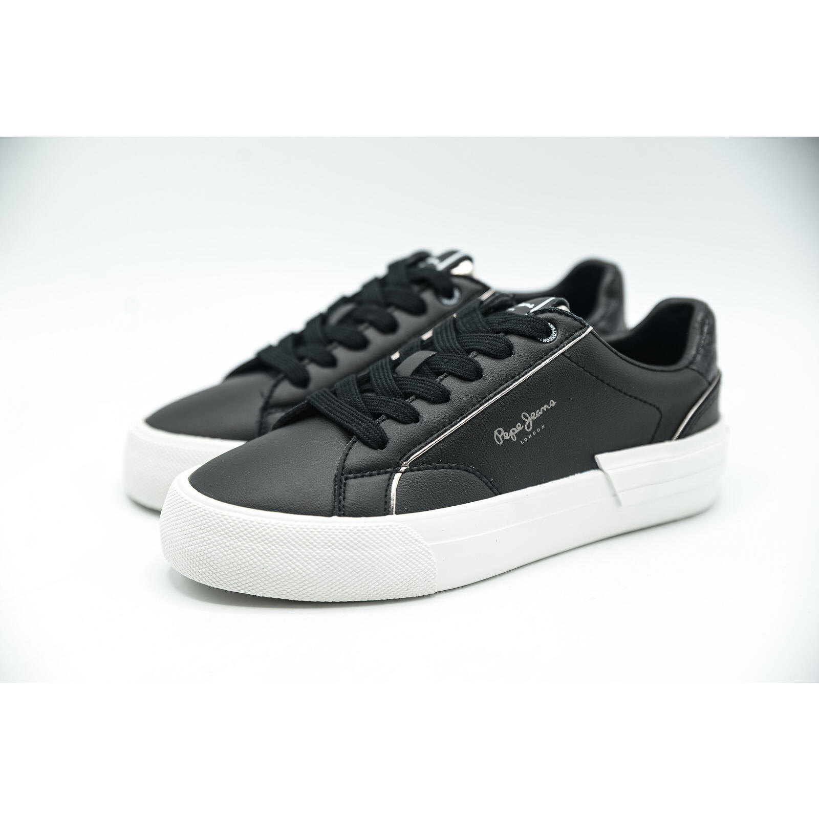 Baskets Pepe Jeans Allen Low, Noir, Femmes 3/5