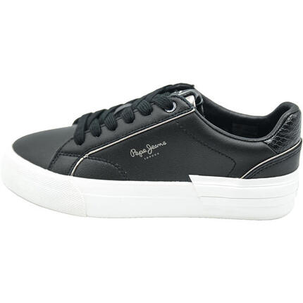 Turnschuhe Pepe Jeans Allen Low, Schwarz, Damen