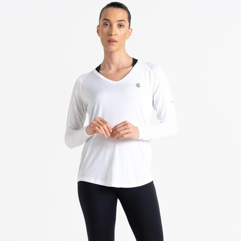 Discern Femme Yoga T-Shirt - blanc