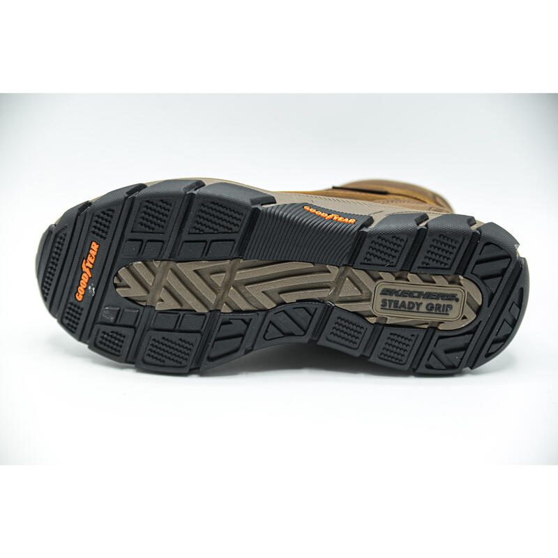 Bakancs Skechers Relaxed Fit Respected - Boswell, Barna, Férfiak