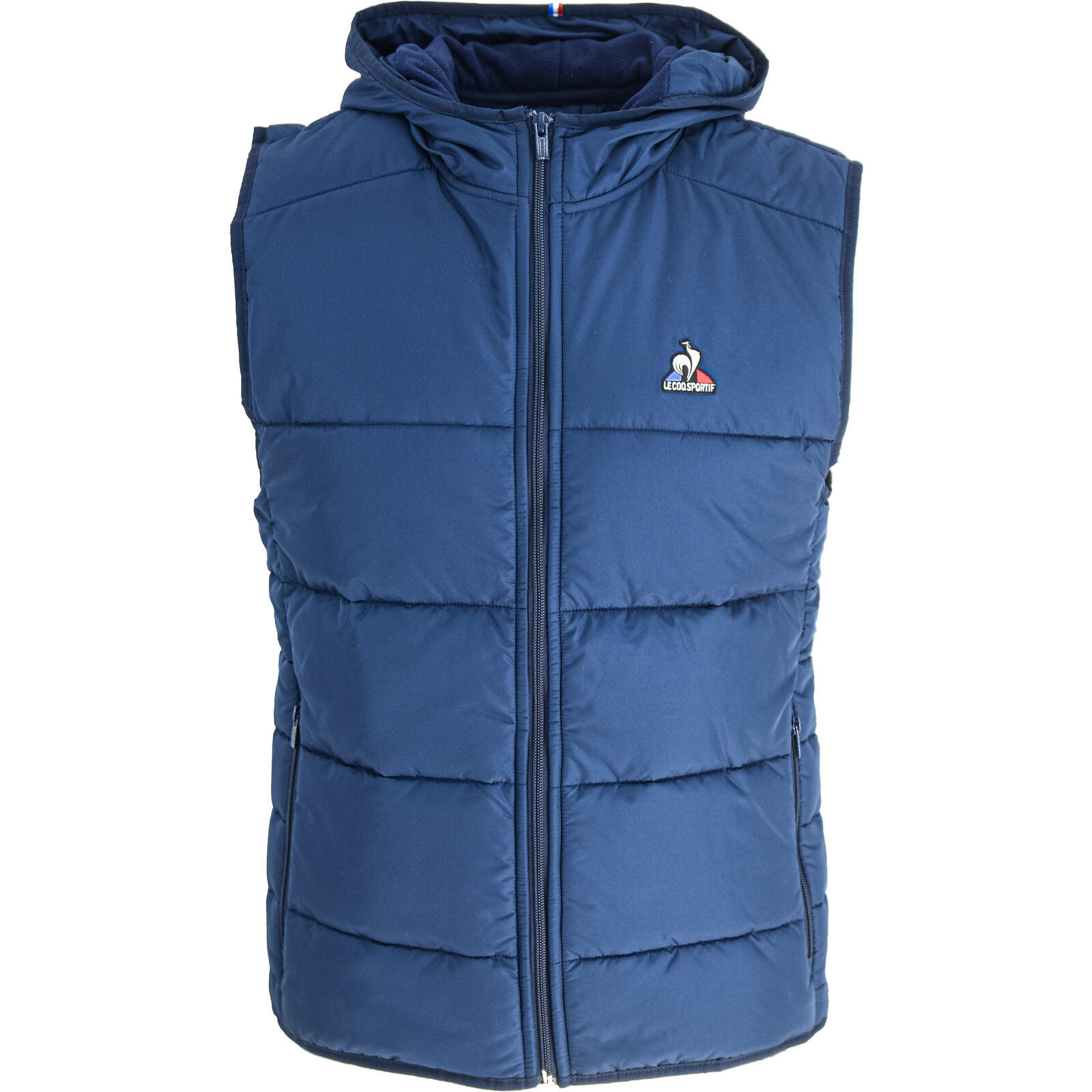 Le Coq Sportif - Gilet Le Coq Sportif Doudoune Sleeveless N1, Bleu, Hommes - Gilet Sans Manche - Bleu - 40 M - Decathlon