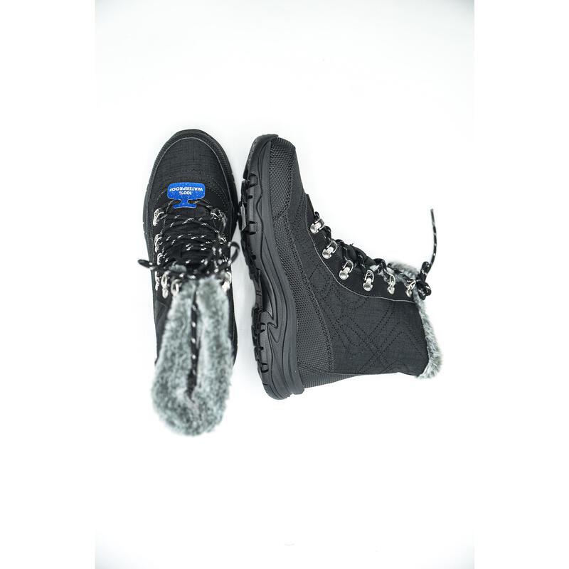 Ghete femei Skechers Trego Cold Blues, Negru