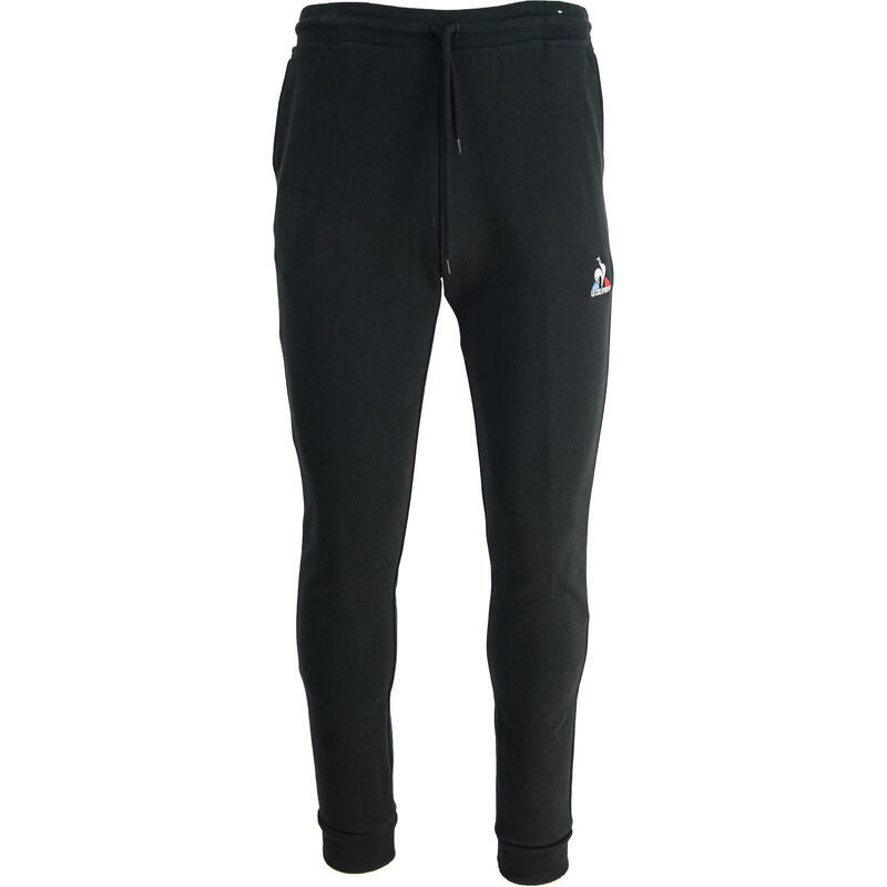 Pantalones Le Coq Sportif Essential Slim, Negro, Hombre