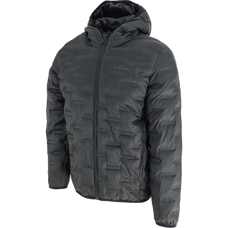 Jasje Fundango Smoke Hooded Jacket, Zwart, Mannen