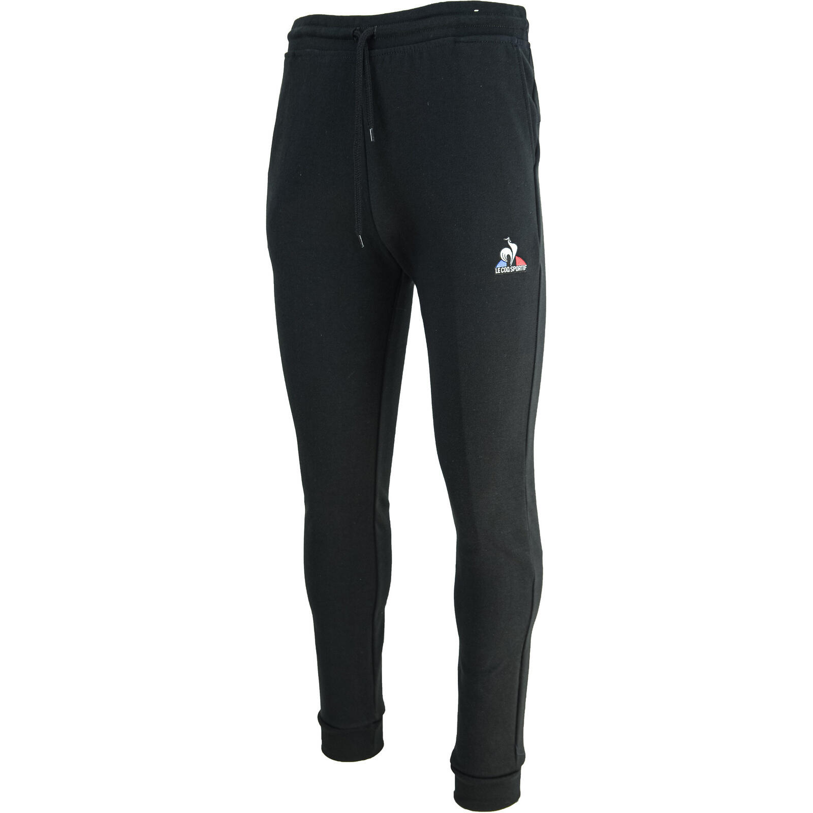 Pantalon Le Coq Sportif Essential Slim, Noir, Hommes 3/5