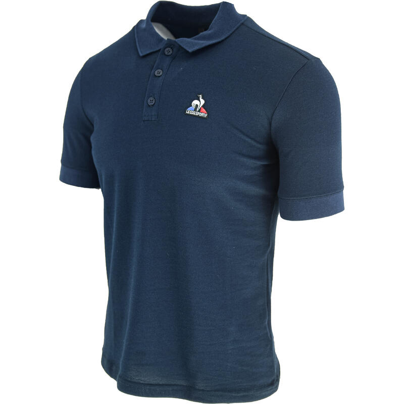 T-shirt Le Coq Sportif Ess N2 Short Sleeve Polo, Bleu, Hommes