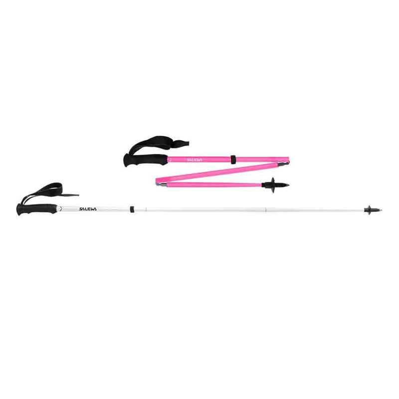 Pedroc Carbonium 115 輕巧碳纖維登山健行杖一對裝 - 粉紅色