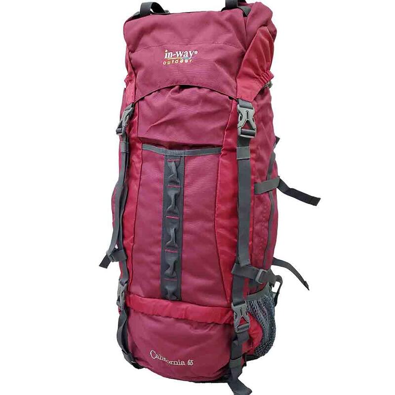 Inway California 65 Trekking Backpack 65L - Red