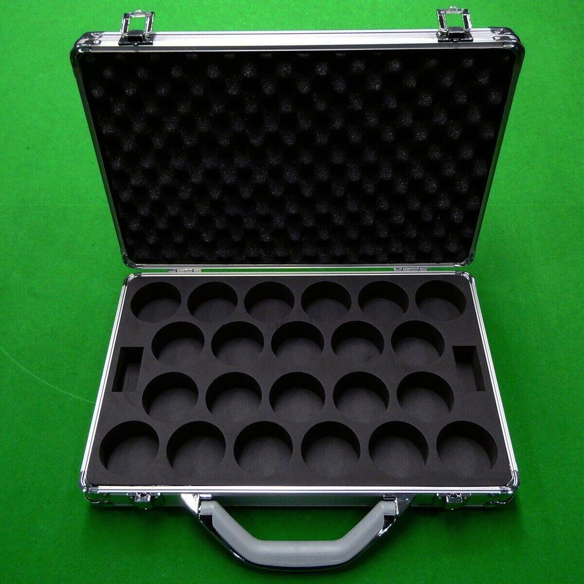 BRITANNIA CUES BRITANNIA ALUMINIUM SNOOKER BALL CARRY CASE FOR FULL SIZE 2 1/16" BALLS